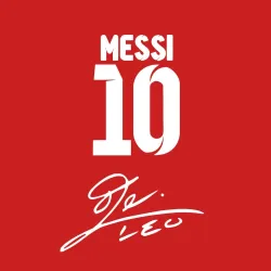 Мужской свитшот хлопок Автограф Messi - фото 3
