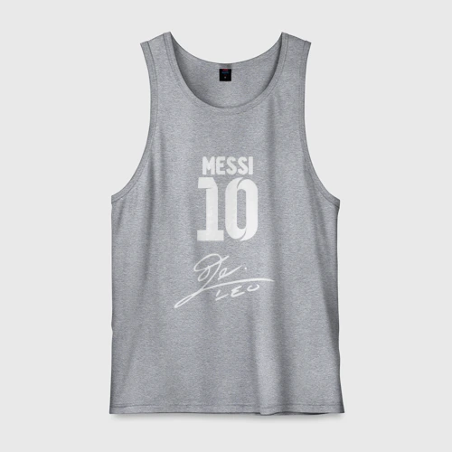 Мужская майка хлопок Автограф Messi