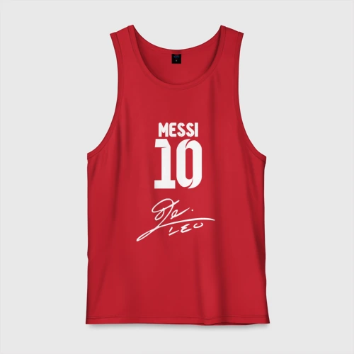 Мужская майка хлопок Автограф Messi