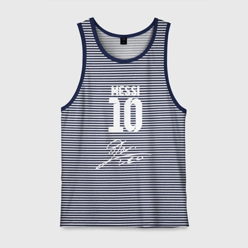 Мужская майка хлопок Автограф Messi
