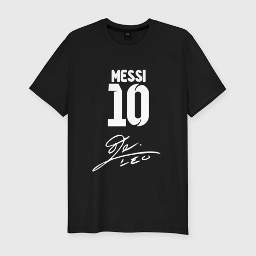 Мужская футболка хлопок Slim Автограф Messi
