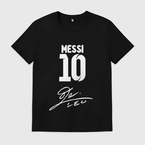 Мужская футболка хлопок Автограф Messi