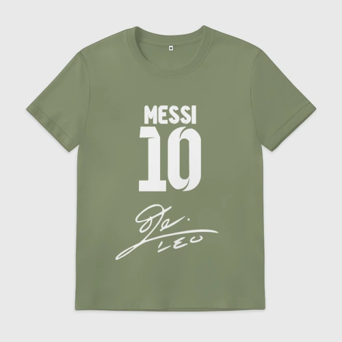 Мужская футболка хлопок Автограф Messi