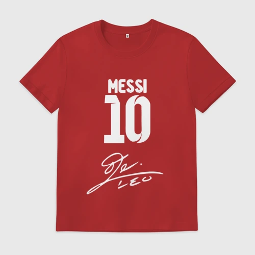 Мужская футболка хлопок Автограф Messi