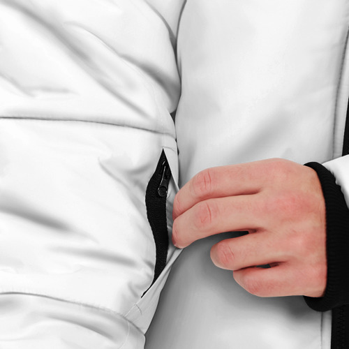 Мужская зимняя куртка 3D Автограф Messi, цвет черный - фото 6
