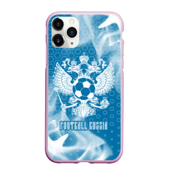 Чехол для iPhone 11 Pro Max матовый Football Russia Футбол