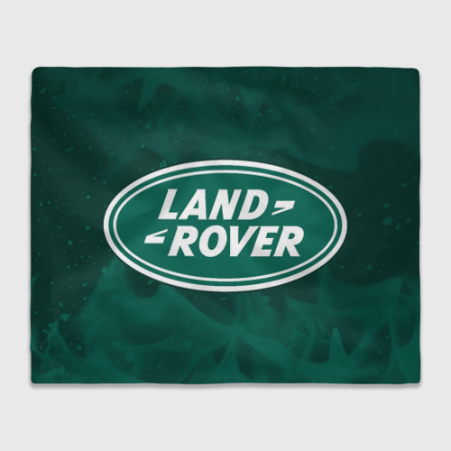 Плед 3D Land Rover Ленд Ровер, цвет 3D (велсофт)