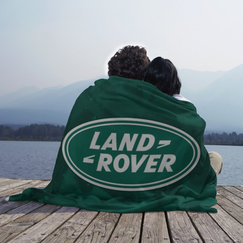 Плед 3D Land Rover Ленд Ровер, цвет 3D (велсофт) - фото 3
