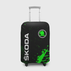 Чехол для чемодана 3D Skoda Шкода