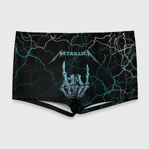 Мужские купальные плавки 3D Metallica