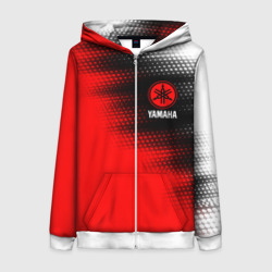 Женская толстовка 3D на молнии Yamaha motor Ямаха