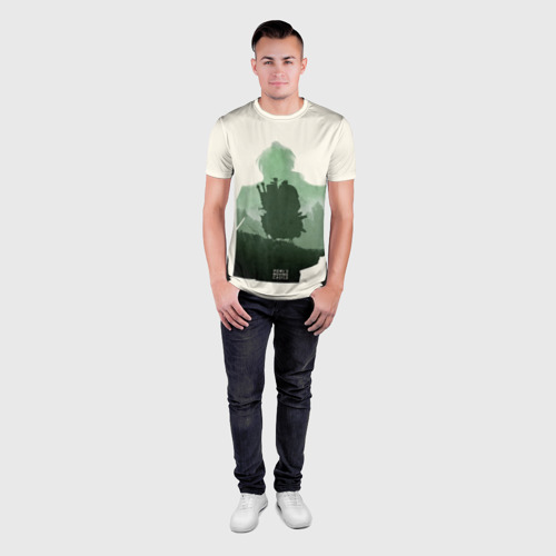 Мужская футболка 3D Slim Ходячий замок, цвет 3D печать - фото 4