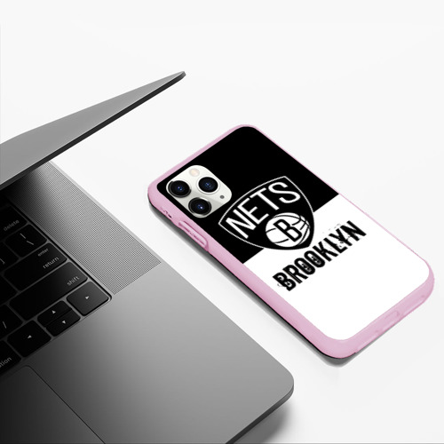 Чехол для iPhone 11 Pro Max матовый Бруклирн, цвет розовый - фото 5