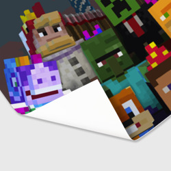 Бумага для упаковки 3D Minecraft - characters - video game - фото 2