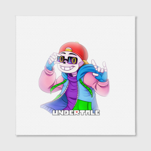 Холст квадратный Undertale, цвет 3D печать - фото 2