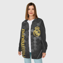 Женская рубашка oversize 3D Real Madrid - фото 2