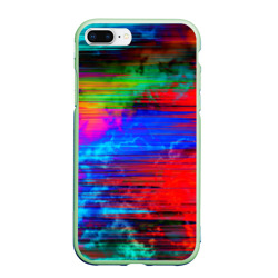 Чехол для iPhone 7Plus/8 Plus матовый Glitch color storm