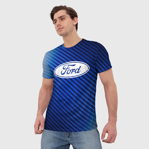 Мужская футболка 3D FORD / Форд, цвет 3D печать - фото 3