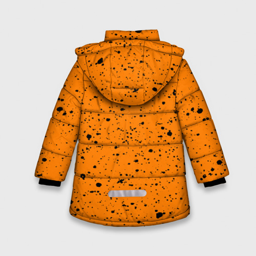 Зимняя куртка для девочек 3D с принтом КОРОЛЬ И ШУТ, вид сзади #1
