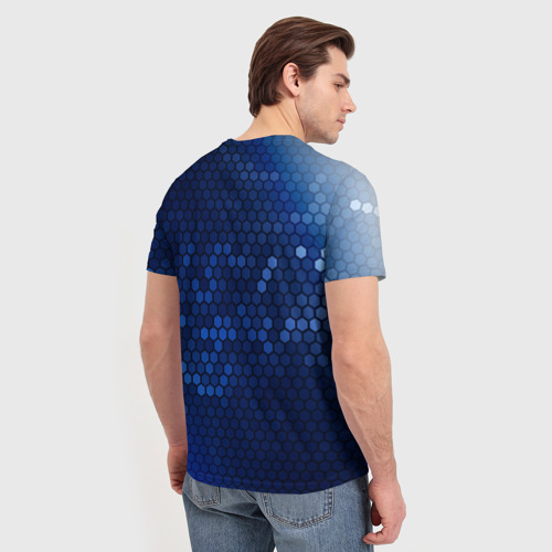 Мужская футболка 3D SSC NAPOLI / Наполи, цвет 3D печать - фото 4
