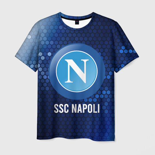 Мужская футболка 3D SSC NAPOLI / Наполи, цвет 3D печать