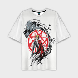 Стальной алхимик – Мужская футболка oversize 3D с принтом купить со скидкой в -50%