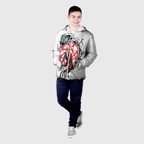 Мужская куртка 3D Стальной алхимик, цвет 3D печать - фото 3