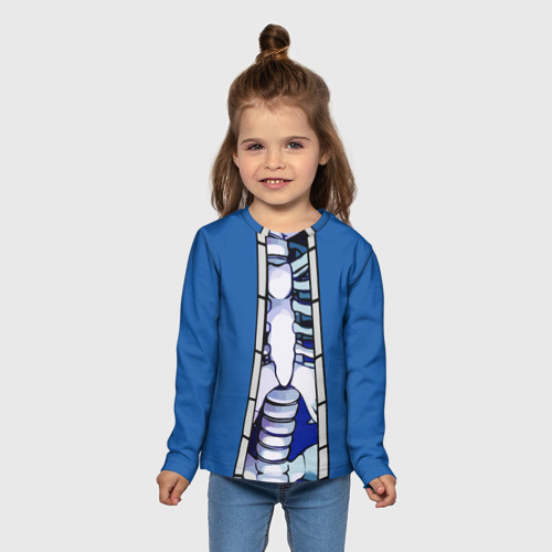 Детский лонгслив 3D Куртка Санса для косплея Sans, цвет 3D печать - фото 5