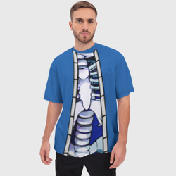 Мужская футболка oversize 3D Куртка Санса для косплея Sans - фото 2