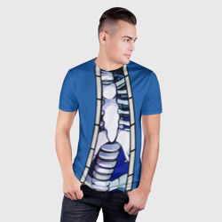 Мужская футболка 3D Slim Куртка Санса для косплея Sans - фото 2