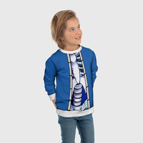 Детский свитшот 3D Куртка Санса для косплея Sans, цвет 3D печать - фото 5