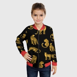 Детский бомбер 3D Леопарды - фото 2