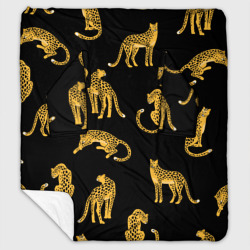 Плед с рукавами Леопарды