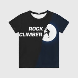 Детская футболка 3D Скалолаз