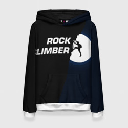 Женская толстовка 3D Скалолаз