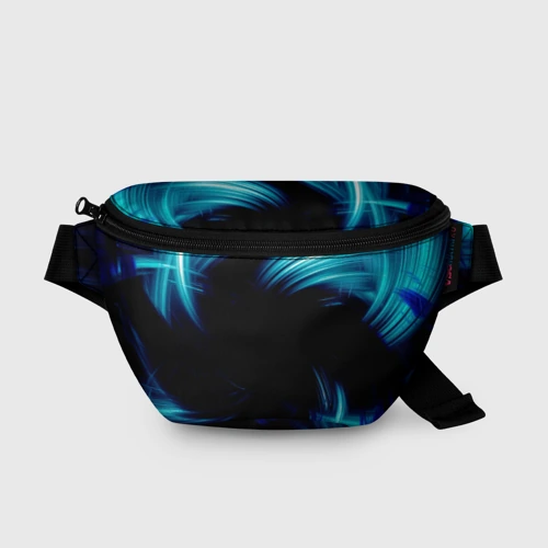 Поясная сумка 3D Неоновый вихрь