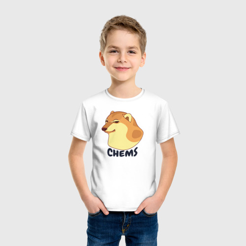 Детская футболка хлопок с принтом Чимс, фото на моделе #1