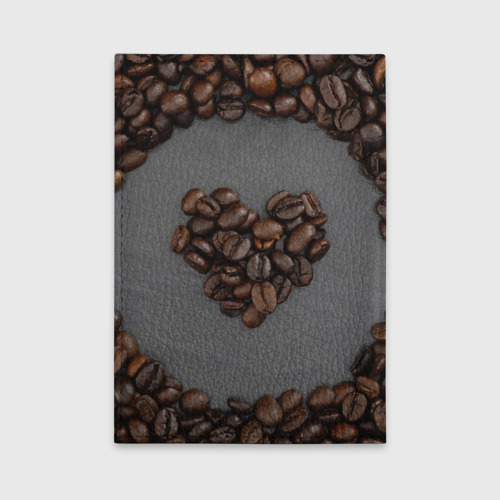 Обложка для автодокументов Люблю кофе, цвет черный - фото 2