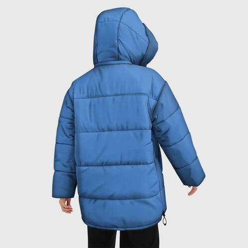 Женская зимняя куртка 3D с принтом Куртка санса Sans, вид сзади #2