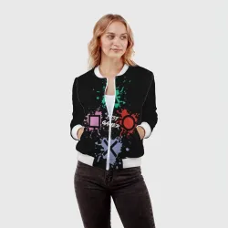 Женский бомбер 3D Just gamer - фото 2