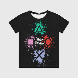 Детская футболка 3D Just gamer