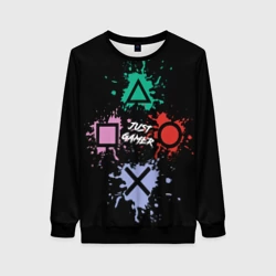 Женский свитшот 3D Just gamer