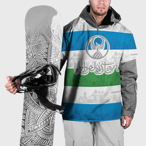 Накидка на куртку 3D Узбекистан архитектура, цвет 3D печать