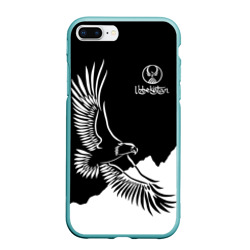 Чехол для iPhone 7Plus/8 Plus матовый Узбекистан летящий орел