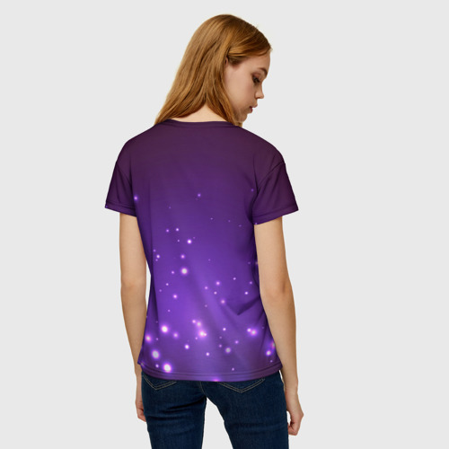 Женская футболка 3D с принтом Brawl Stars/Mortis, вид сзади #2