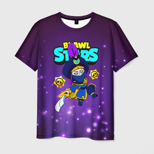 Мужская футболка 3D с принтом Brawl Stars/Mortis, вид спереди #2