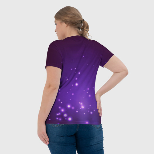 Женская футболка 3D с принтом Brawl Stars/Mortis, вид сзади #2