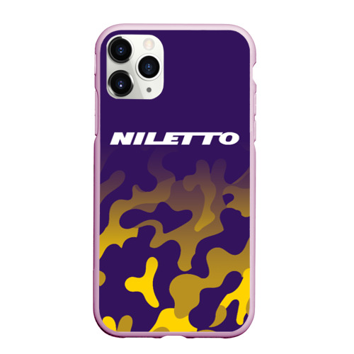 Чехол для iPhone 11 Pro Max матовый НИЛЕТТО / Niletto, цвет розовый
