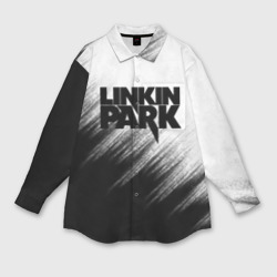 Мужская рубашка oversize 3D Linkin Park