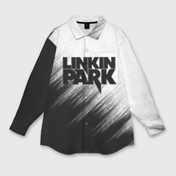 Женская рубашка oversize 3D Linkin Park